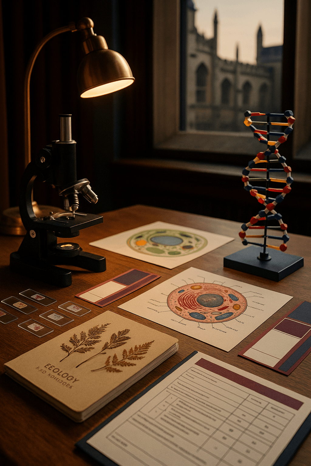 IB Biology student studying with tutor