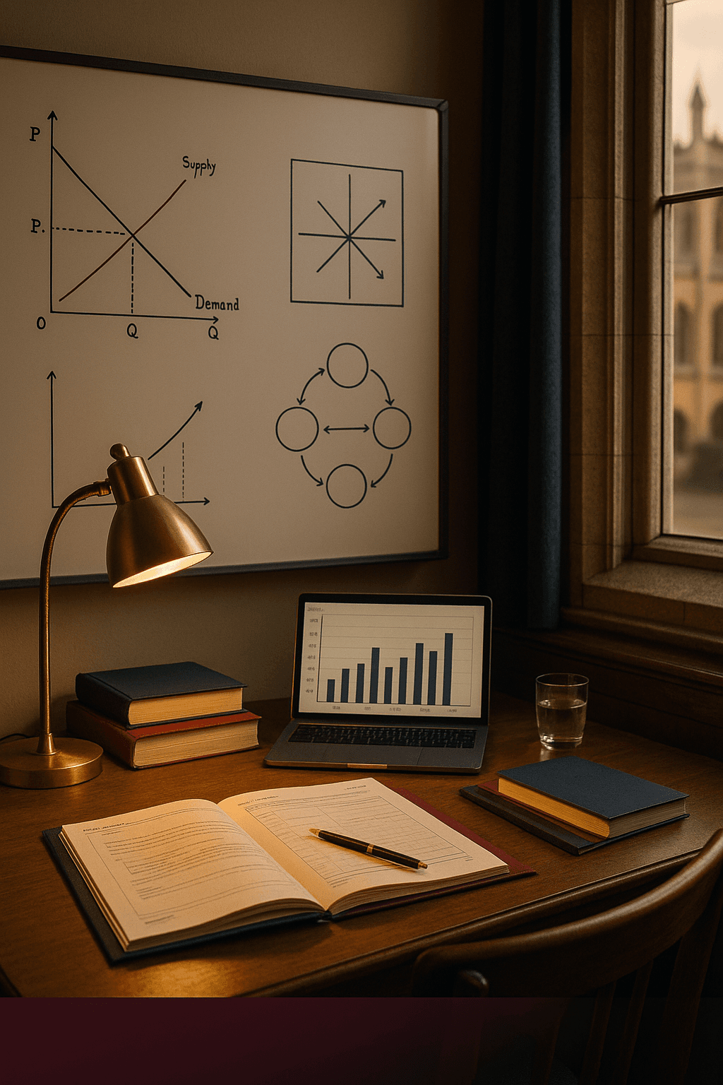 IB Economics student studying with tutor