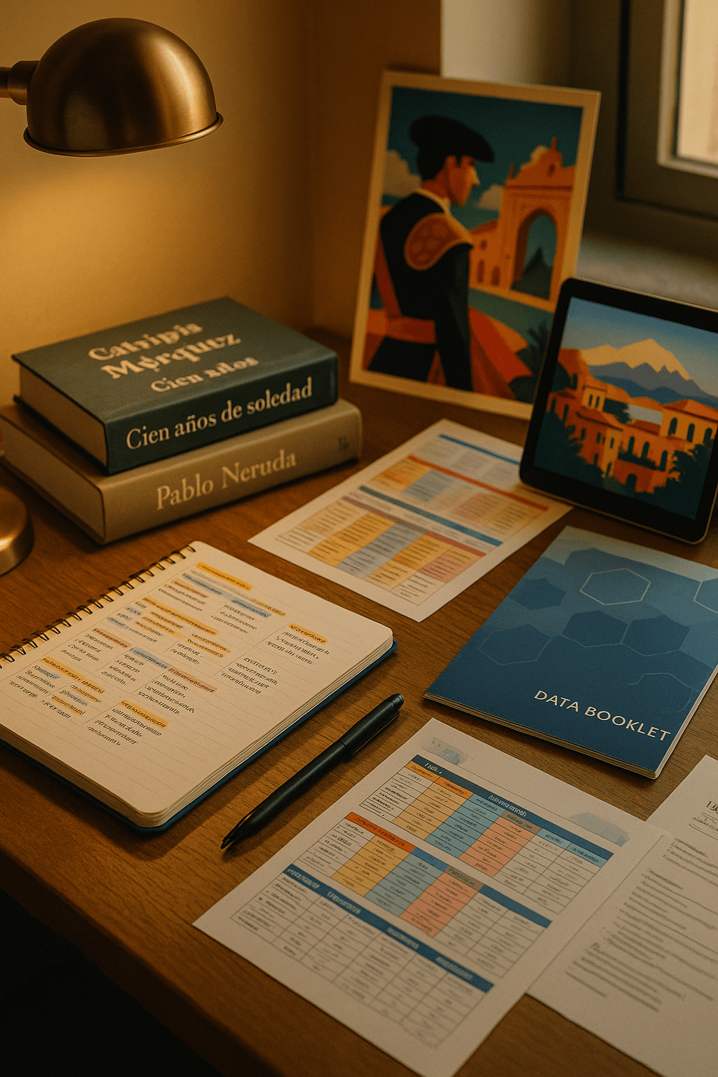 IB Spanish B student studying with tutor